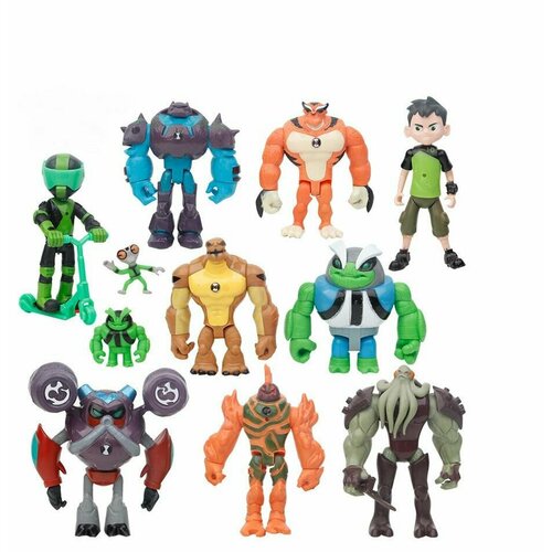 Набор фигурок Бен 10 / Ben 10 (11шт, 4-13см)