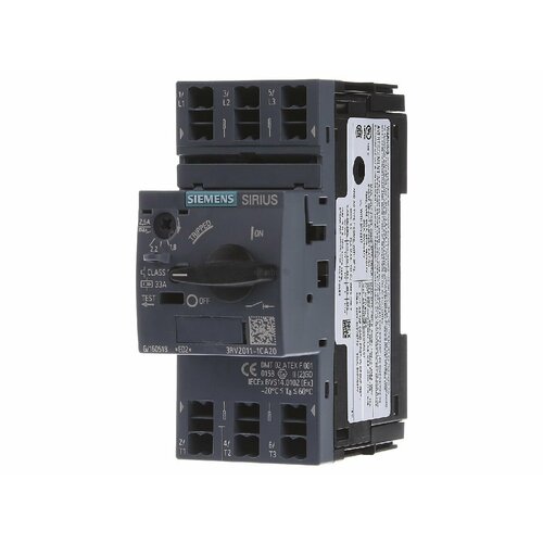 Защитный автомат двигателя 2,5А 3RV2011-1CA20 – Siemens – 4011209724242