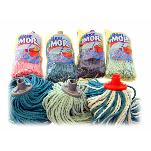Насадка-моп mr brush веревочная для поломоя 200г хлопок цветной 848₽