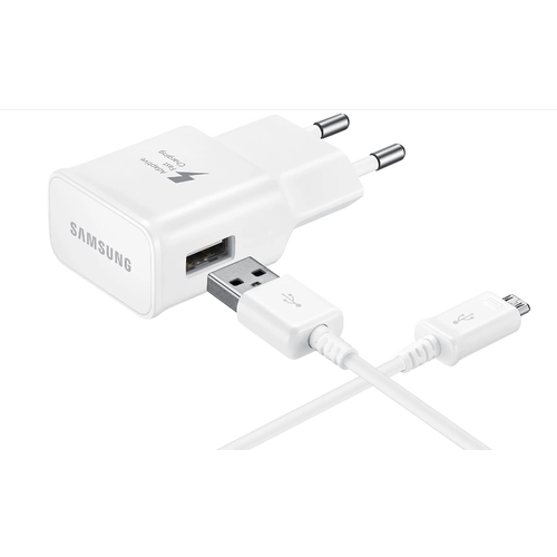 Сетевое зарядное устройство Samsung EP-TA20 кабель microUSB 10 Вт белый 429₽