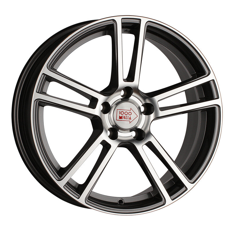 Колесный диск 1000MIGLIA MM1002 19x8.5" PCD5x120 ET33 D72.6 Dark Anthracite Polished