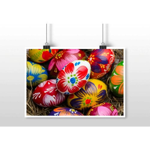 Плакат Mewni-Shop А2 принт Пасха - 0007 780₽