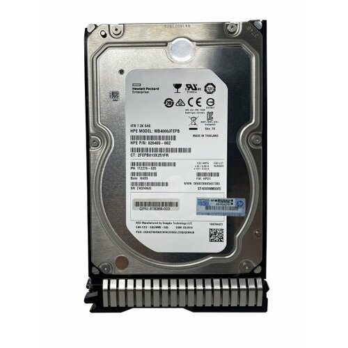 Жесткий диск HP MB4000JFEPB 4Tb 7200 SAS 35 HDD 33890₽