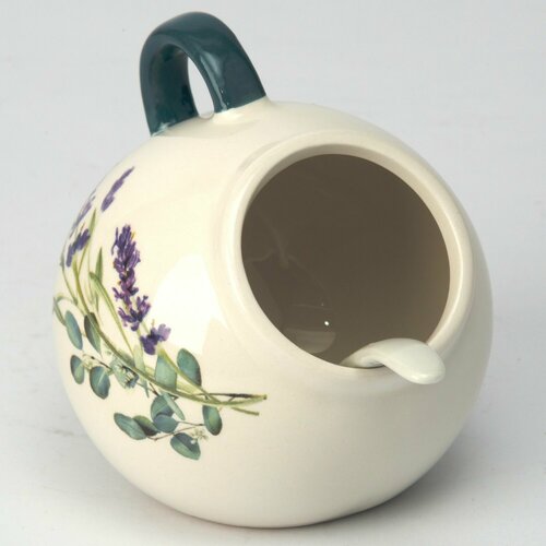 Солонка боковая с ложечкой для специй 170 мл Лаванда и эвкалипт 608₽