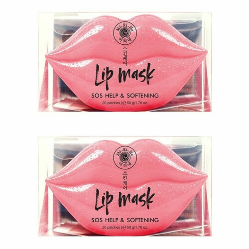 Mi-Ri-Ne Маска-спасатель для губ Пантенол гидрогелевая смягчающая 20 шт в уп 50 г 2 уп 797₽