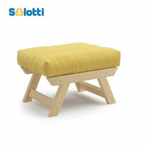 Пуфик Salotti европа рогожка Laguna жёлтый 4110₽