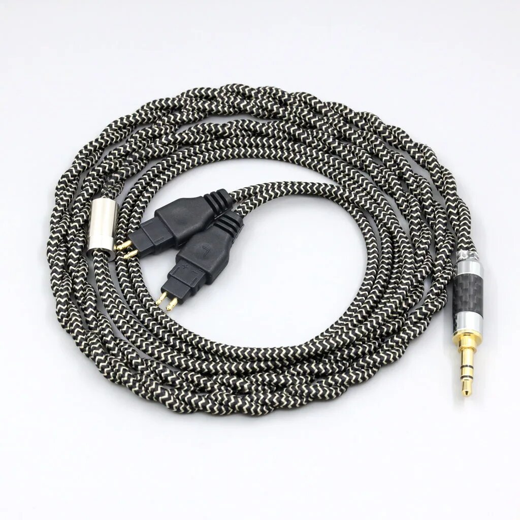 2-жильный кабель 2,8 мм Litz OFC для наушников Sennheiser HD580 HD600 HD650 HDxxx HD660S HD58x HD6xx LN008049 — фото 1
