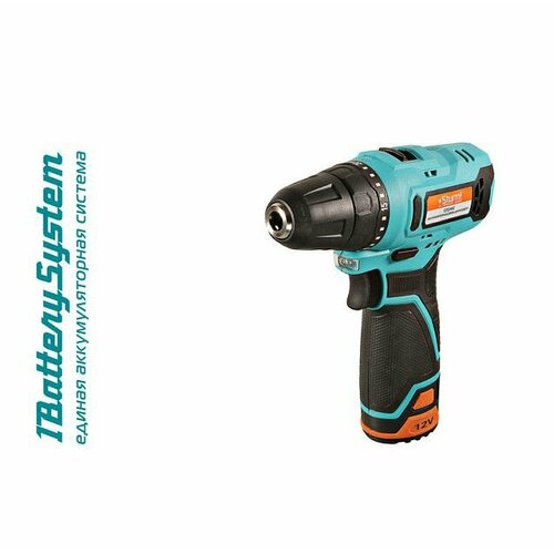 Шуруповерт аккумуляторный STURM CD1240C 12В 1BatterySystem12V 40Нм 2х20Ач кейс 7313₽