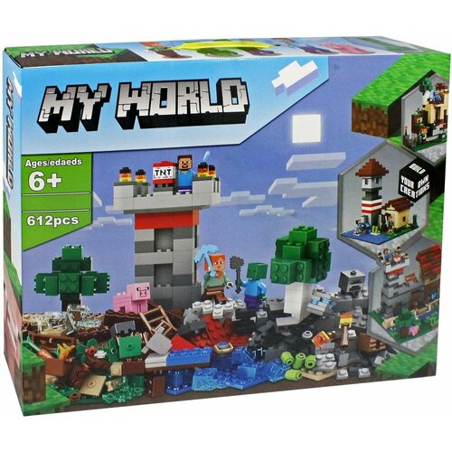 Конструктор Каменная башня 612 дет. 1043 конструктор prck my world 63100 minecraft 438 деталей