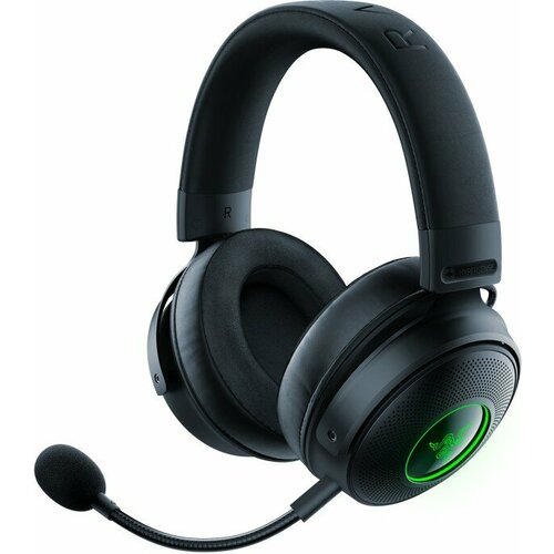 игровые наушники компьютерная гарнитура razer kraken v3 pro черный Razer Kraken V3 Pro (RZ04-03460100-R3M1), Гарнитура Razer Kraken V3 Pro