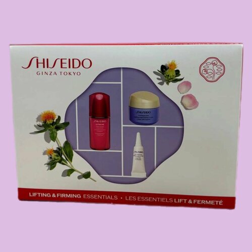 SHISEIDO Vital Perfection Lifting And Firming Ritual Face Care Set набор косметики natural green jade eye mask face massage healing stone facial eye cooling spa therapy remove wrinkles skin detox anti aging