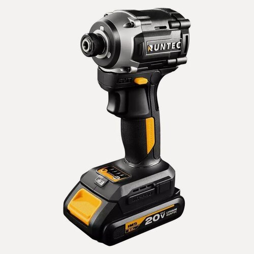 Изображение товара RUNTEC PRO Винтоверт ударный аккумуляторный 1/4", 20В, 2*2Ач, 230Нм RT-ED233