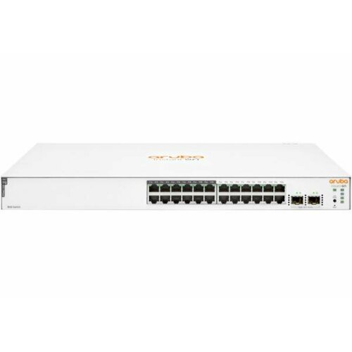 Коммутатор HPE Instant on 1830 JL813AABB 24G 2SFP 12PoE 195W 51631₽
