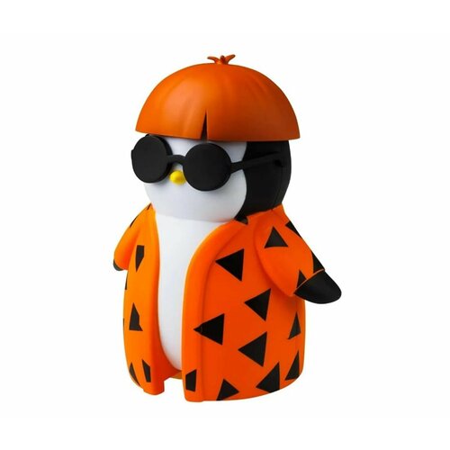 Фигурка Pudgy Penguins Фигурка в оранжевой рубашке, 11.5 см + аксессуары PUP6010-C