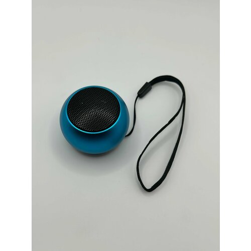 Беспроводная bluetooth мини колонка синяя 620₽