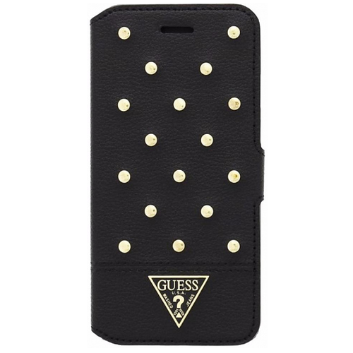 Чехол Guess Tessi Booktype для iPhone 6/6s Black, цвет Черный (GUFLBKP6STB)