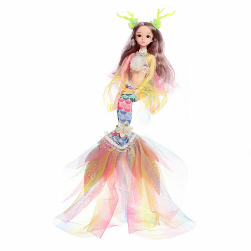 Кукла сказочная «Принцесса русалочка», цвет радужный