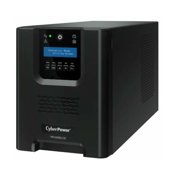 Блок бесперебойного питания CyberPower Professional Tower LCD PR1000ELCD 1000VA/900W black