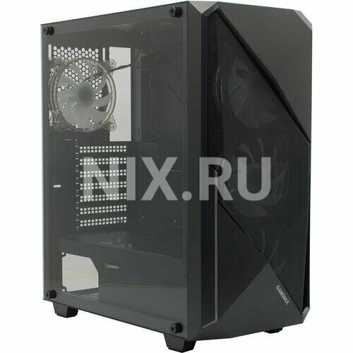 Корпус Gamemax REVOLT Black корпус gamemax revolt midi tower черный