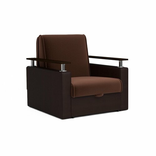 Кресло-кровать Сток Диванов Техас Brown коричневый, механизм аккордеон