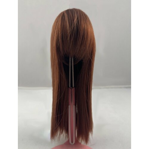 Парик Iplehouse Wig IHW_SS006 (Длинный с прямыми волосами и челкой коричневый размер 15-18 см)