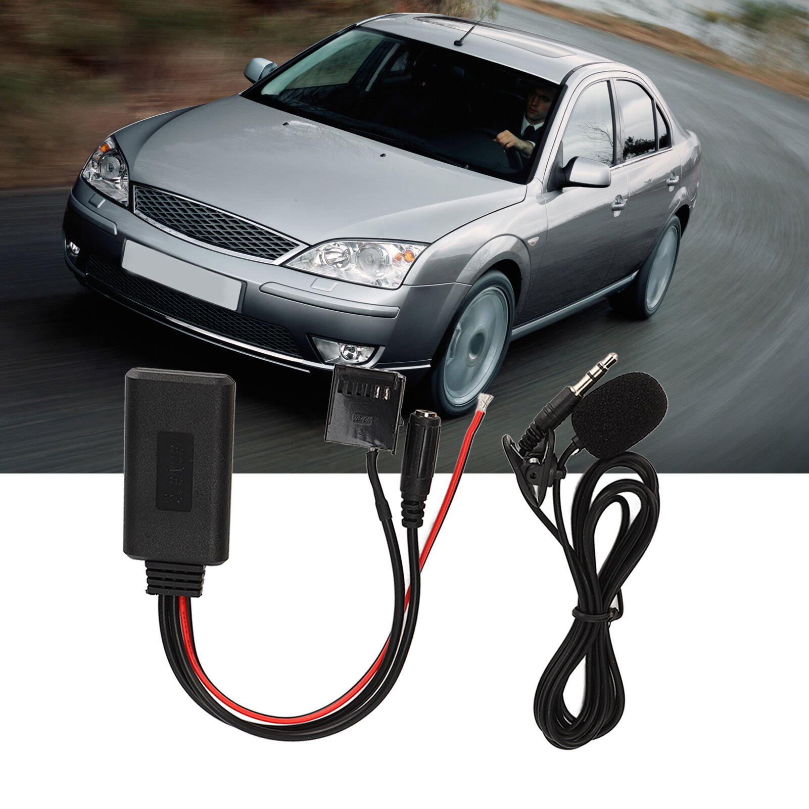 Замена автомобильного беспроводного модуля Bluetooth Hands free MIC для Ford Focus Fiesta Fusion