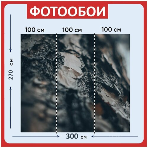 Фотообои Текстура синий древесина 300x270 см флизелиновыена стену 3960₽