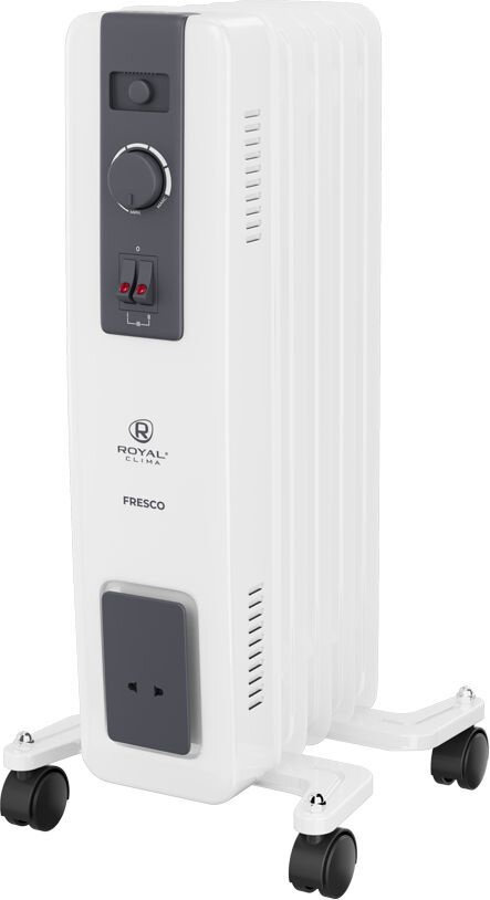 Радиатор масляный Royal Clima ROR-FR7-1500M 1500Вт белый черный