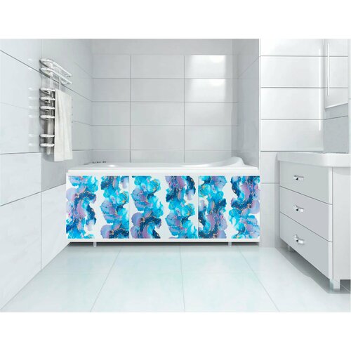Экран под ванну Акварель Голубая 150 см DM PLAST 1425₽
