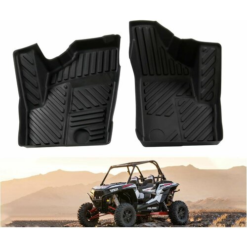 Резиновые коврики в салон Polaris RZR 1000/ 900 /RZR XP Turbo Kemimoto VPFLPO2U1 FTVFM001