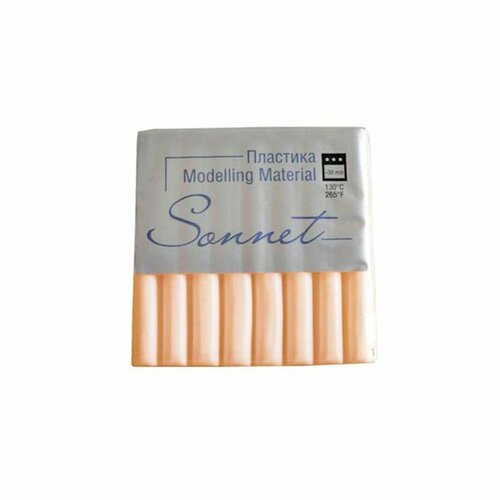Полимерная глина пластика Сонет цвет телесный светлый брус 56 г 177₽