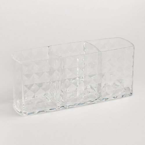 Изображение товара Органайзер для косметики, 19х8 см, 3 отд, пластик, Kandy, Kuchenland