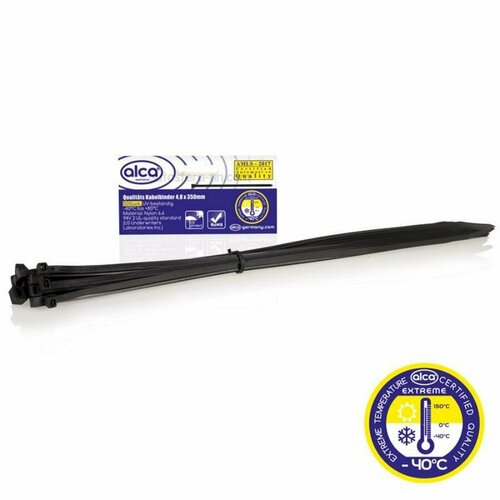 ALCA 615360 Хомут стяжка пласт48х350 мм50шт alca 1210₽