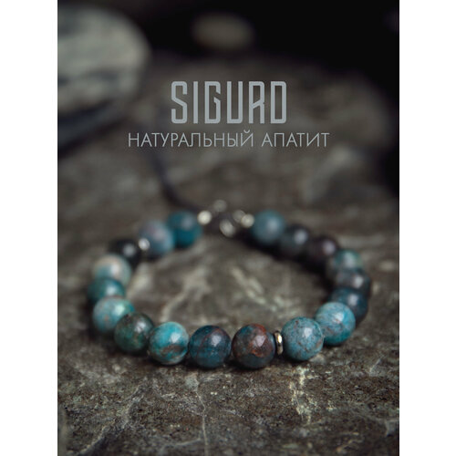 Браслет-нить SIGURD апатит 1 шт размер 16 см синийголубой 2230₽