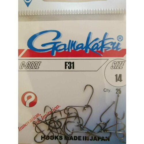 Крючок Gamakatsu F31 №14 (25шт)