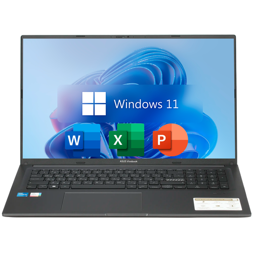 173 Ноутбук ASUS VivoBook 17X IPS Intel Core i5-13500H 12 ядер RAM 16 ГБ SSD 512 ГБ Intel UHD Graphics Windows 11 Home Office 2021 Русская раскладка 9299000₽