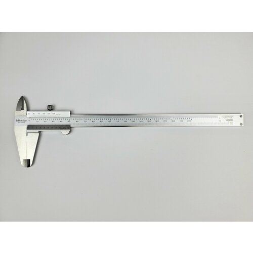 Штангенциркуль Mitutoyo (Япония) нониусный, 0-200мм/0-8