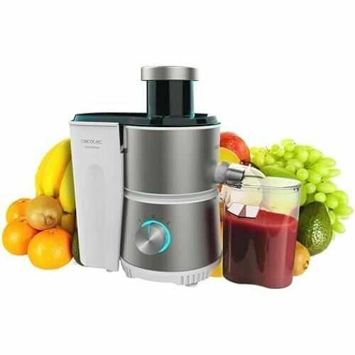 Компактный орбитальный миксер Cecotec JuiceFresh 400 Titanium White 400 Вт черный диск с титановым покрытием 20 000 обмин входное отверстие с титановым покрытием 2 скорости класс энергопотребления A 1542900₽