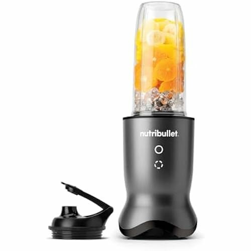 фото Персональный блендер nutribullet, самый мощный миксер на одну порцию, тихий мотор мощностью 1000 Вт, чашка Tritan Renew емкостью 900 мл, светящиеся сенсорные кнопки управления