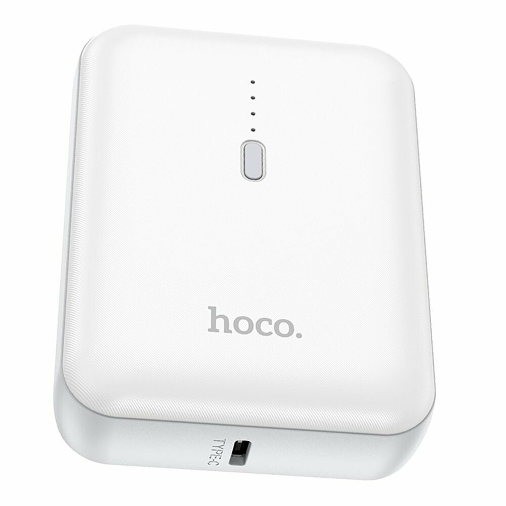 Внешний АКБ HOCO J96 Strider 5000 mAh, 1xUSB, 1xUSB-C, 2А, Li-Ion (белый)