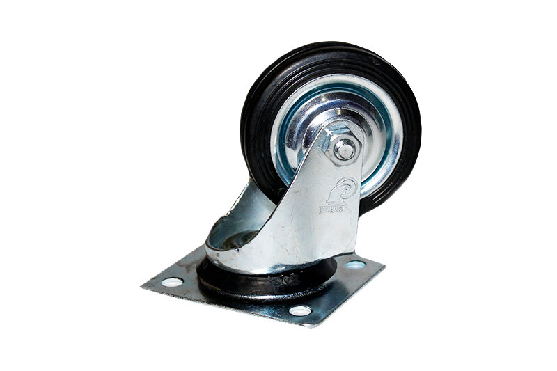 фото Колесо d-75мм черное поворотное 50кг