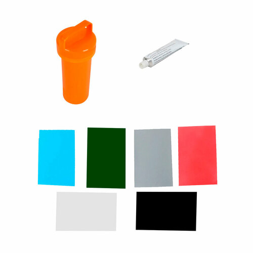 Ремонтный набор для SUP-досок с клеем и 6 заплатками 20x13см