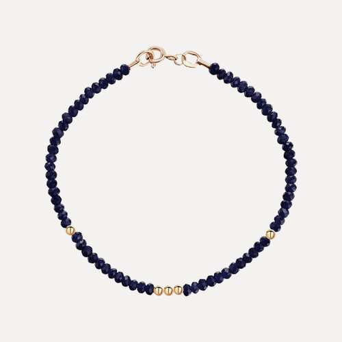 Изображение товара Браслет, красное золото, 585 проба, хрусталь