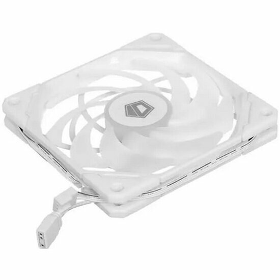 Вентилятор для корпуса ID-Cooling 120x120x15mm (PWM, 4-pin Low Noise, супер-тонкий, ARGB, резиновые углы, 14-31dB LED) Ret - фото №6