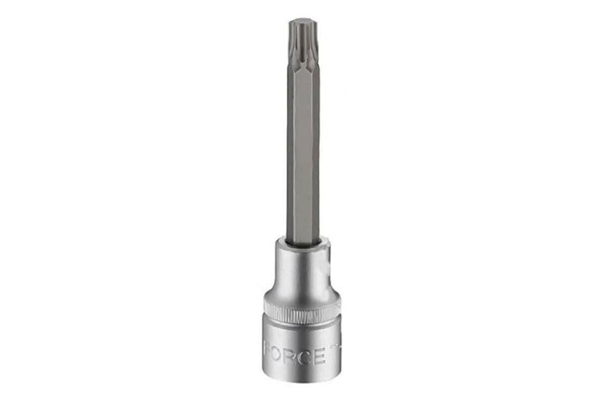 Изображение Головка-бита 1/2 звездочка - TORX/торкс Т30, длинная 100 мм FORCE 34610030
