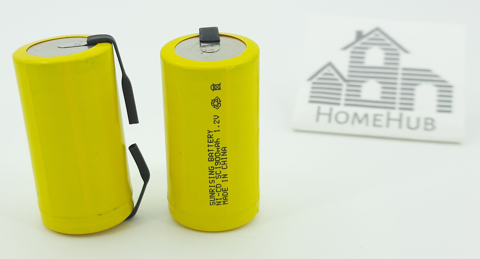 Аккумулятор Sunrising Ni-Cd, SC, 1.2V, 1900mAh, с лепестками, 2шт