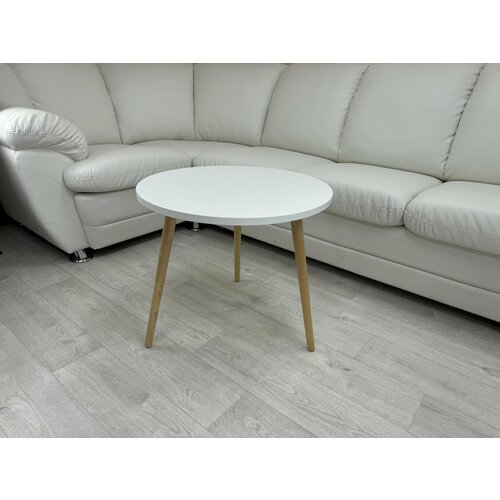 Журнальный столик кофейный с деревянной столешницей и ножками в гостиную комнату и офисдекоративная интерьерная мебель в стиле loft в спальню к кровати в кабинет к дивану на балкон для дома и дачи 5700₽