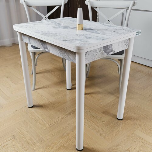 Стол обеденный прямоугольный раскладной Ломбер, 58-116х77х75