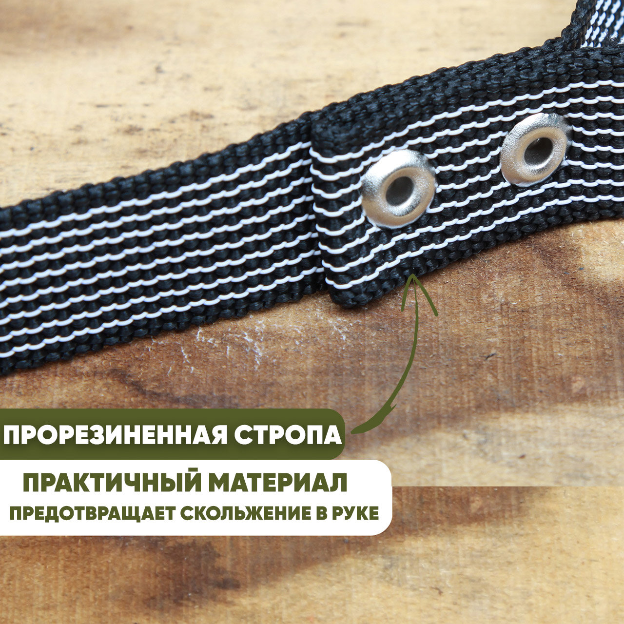 Поводок нейлоновый прорезиненный для собак средних и крупных пород, черный, длина 10м, ширина 25мм — фото 1