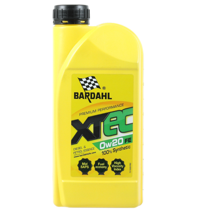 Масло моторное Bardahl XTEC 0W20 FE C5 VW синтетическое 1 л